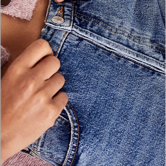 Free People Stella Skinny Jeans in Heptford Blue - Picture 3 of 4